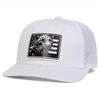Cappellino da camionista in stile americano, design con rete posteriore, unisex, estivo, traspirante, per esterni, protezione solare