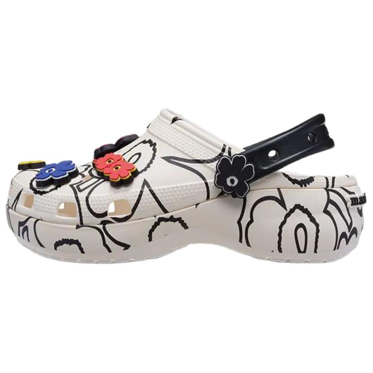 Marimekko x Crocs  Classic Platform Clog Unikko Print Men Sneakers White Multi-Color 211411-90H