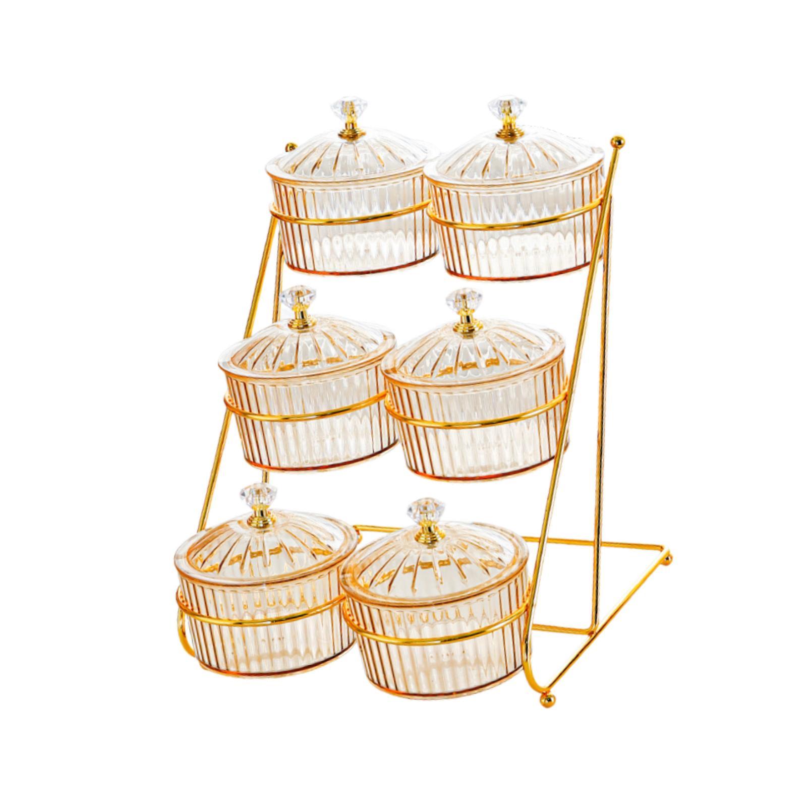 

Dried Fruit Plate Food Storage Tray Organizer Storage Container Platter Home янтарь