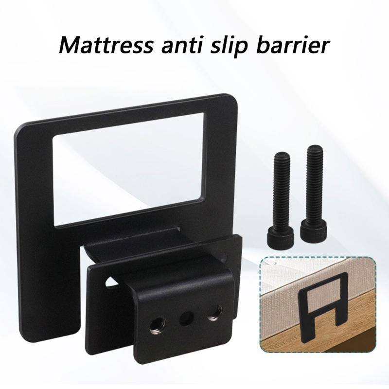 Metal Nonslip Mattress Grippers Adjustable Mattress Stabilizer Retainer Bed Frame Clamps Furniture Protections For Home