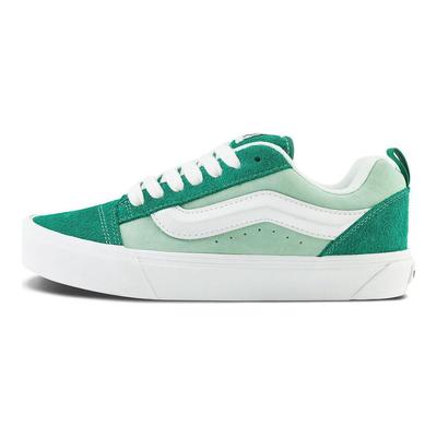 Knu Skool Low Top Skateschuhe Unisex Sneaker Grün Weiß VN0009QCGRN