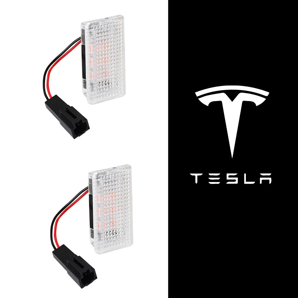 

Car Sticker Tesla Car Door LED Logo Projector Puddle Light Welcome Light Laser Projector Auto Accessories For Tesla Model Y Mode