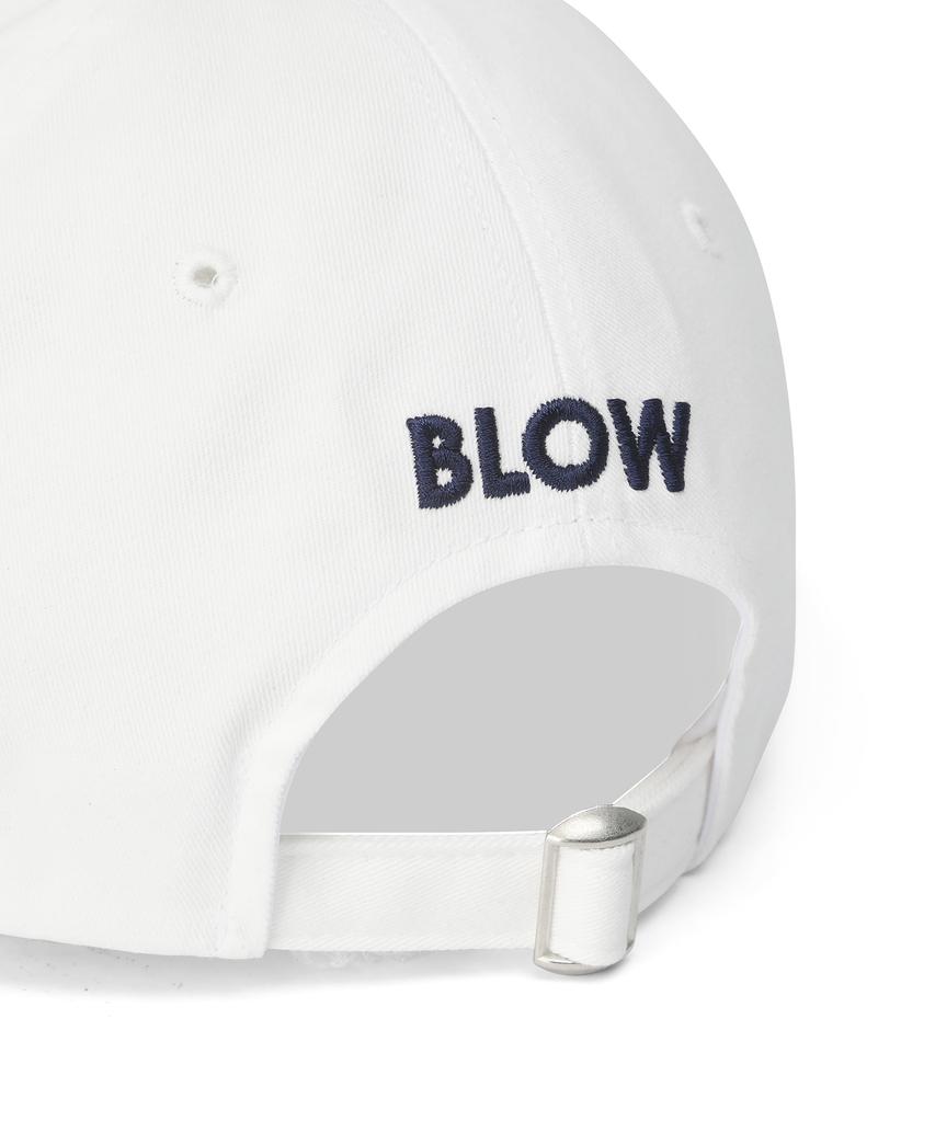 BLOW Signature Logo Ball Cap - White