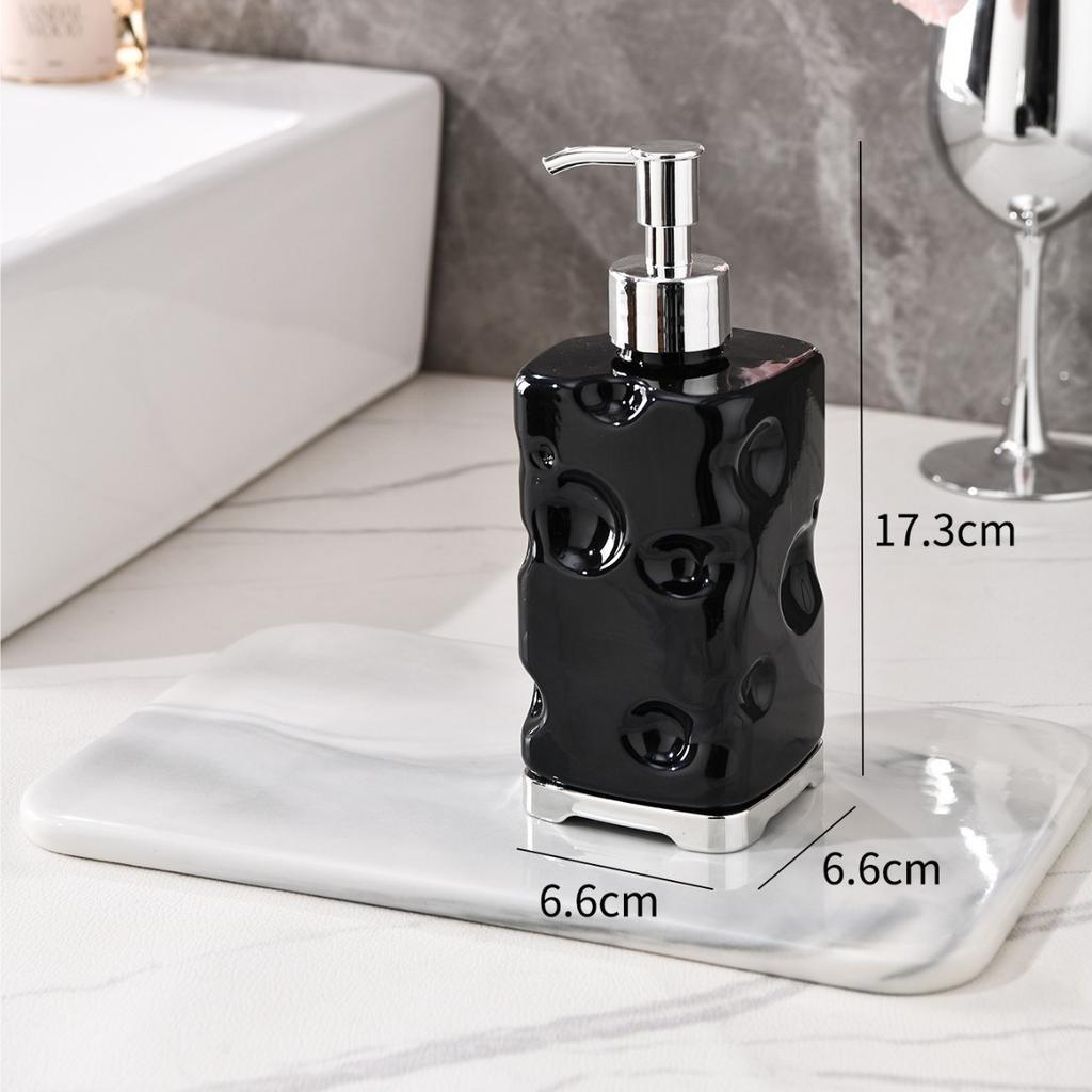 550ml Plastic Cheese Lotion Bottle Luxury Shampoo Shower Gel Hand Sanitizer Household Bathroom Counter Press Soap Dispenser