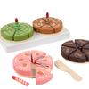 Baby Pretend Kitchen Food Toy Wooden Birthday Cake Cutting Food Toy Baby Monterssori Educational Preschool Toy Gifts for Kids