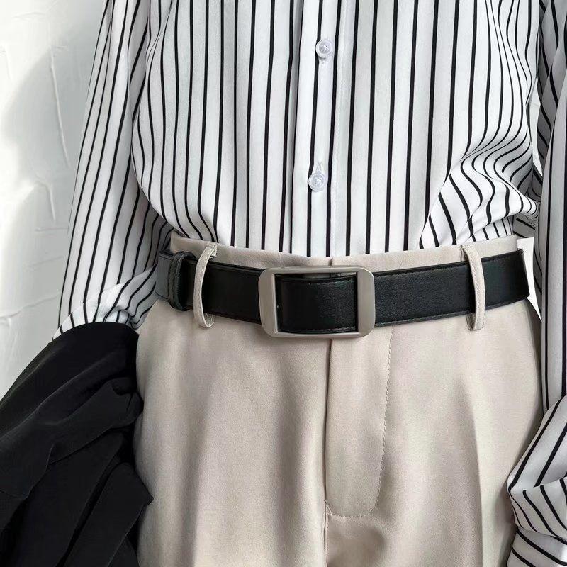 

Denim Black Modern Belt With Simple Design Ideal For Stylish Men Women And Black105cm