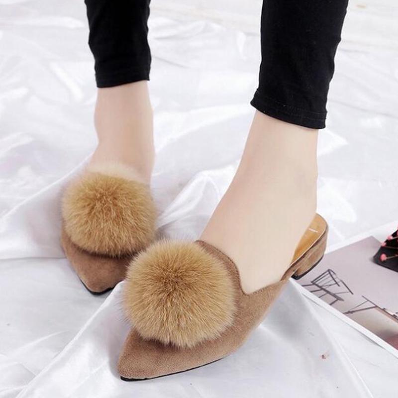 Women Slides Low Heel Women Sandals 