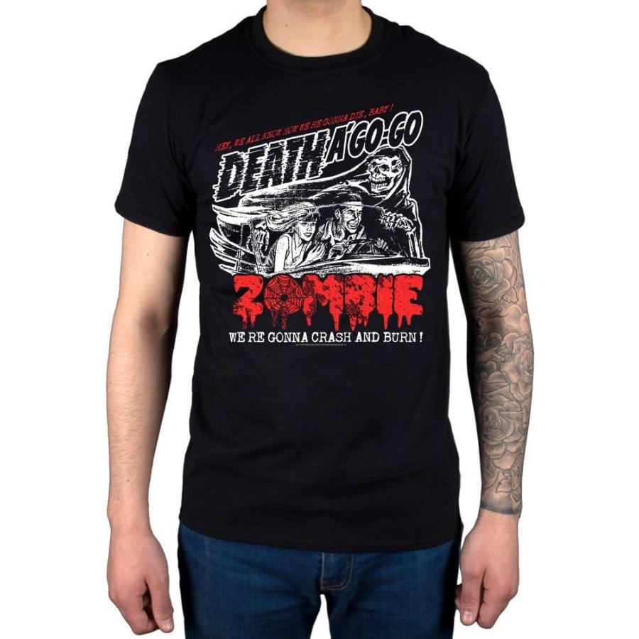 AWDIP Men s Official Rob Zombie Crash T-Shirt Crash Burn Metal Horror Rock Band XXXXXL разноцветный