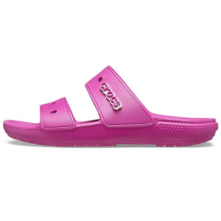 Crocs Classic Simple Slide Sandals Unisex Footwear Purple Red 206761-6SV