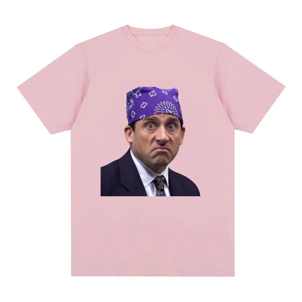 Prison Mike Michael Scott Homage The Office T-shirt Tv Series Dwight Schrute Jim Halpert Short Sleeve Casual Oversized T-Shirts