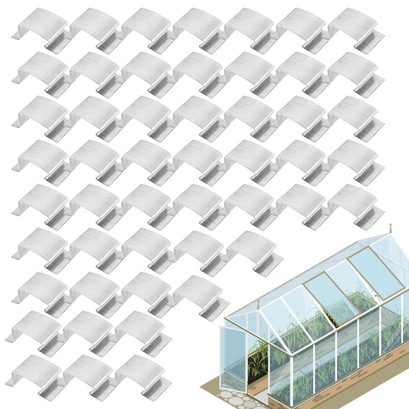 Greenhouse Clamps 25X Greenhouse Window Clips G-shaped Quick Release Rust-Proof Stainless Reusable Fastener For Pool Cover Craft