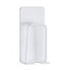 Stainless Steel Toothbrush Holder 2 IN 1 Design Self Adhesive Cup Holder Wall Mounted Durable Bathroom Organizer
