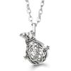 Russia Tradition Chime Exquisite Angel Wings Caller Necklace Essential Oil Diffuser Pregnant Woman Aromatherapy Pendant Jewelry