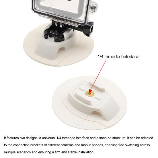 Paddle Board Camera Mount Base Replacement Surfboard Sports Camera Fixing Holder Bracket for SUP Kayak Inflatable Boat Water Activities