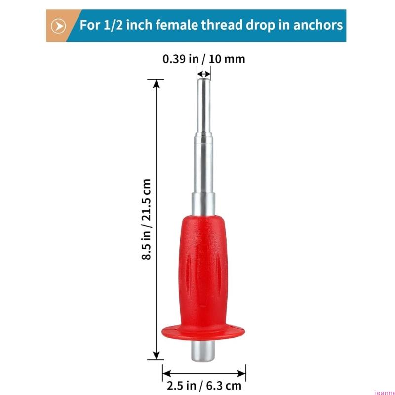 Sturdy 1/4Inch Insert Anchors Setting Tool With Upgraded Design Concrete Fixing Tool For Easy Installation In Concrete