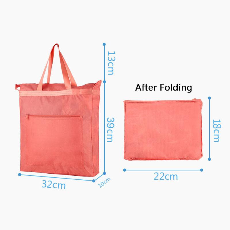 Large Capacity Waterproof Oxford Cloth Reusable Foldable Shopping Bag Tote Bag Shoulder Bag Washable Shopper Storage Bag Handbag