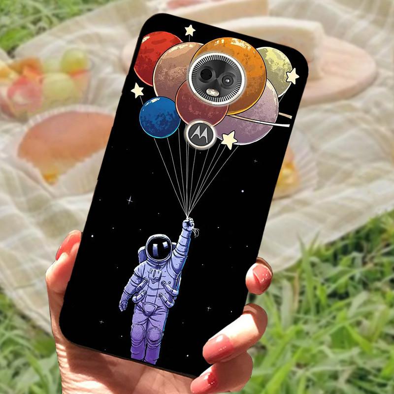 Etui Silikonowe Miękkie Odporne na Wstrząsy TPU Tylna Pokrywa dla Motorola Moto E5 / E5 Play EU / E5Plus / E5 Plus Capa E5Play E 5 Marmur