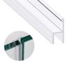 3M Shower Glass Door Seal Strip, Silicone Soft Shower Door Sweep To Stop Leaks, Frameless Seal Strip