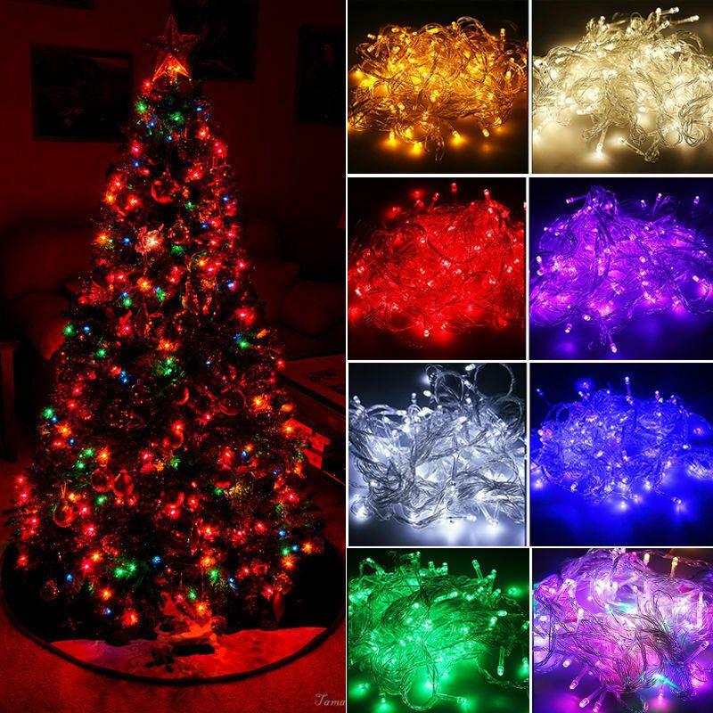 Enchanting 10m 100leds Fairy String Lights Perfect For Christmas Tree Decorations And Festive Atmosphere