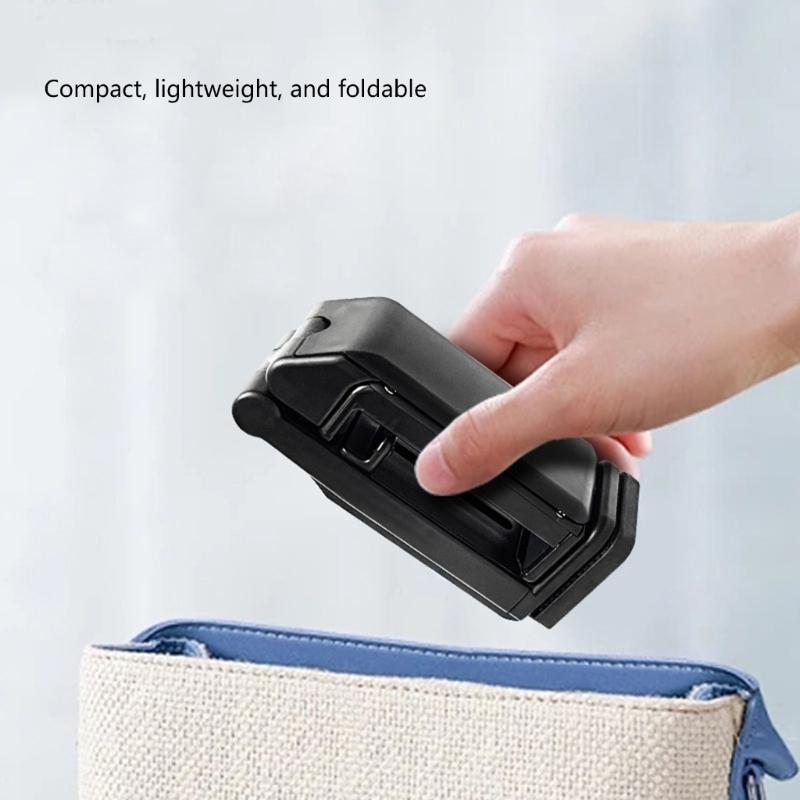 Adjustable Phone Mount with Multi Directional Rotation Travel Phone Holder Stand for Suitcase Desk Travel Accessories