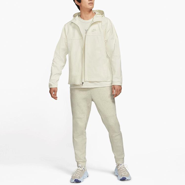 Nike Sportswear Canvas Jacket With Logo Men Outerwear White DC8088-901