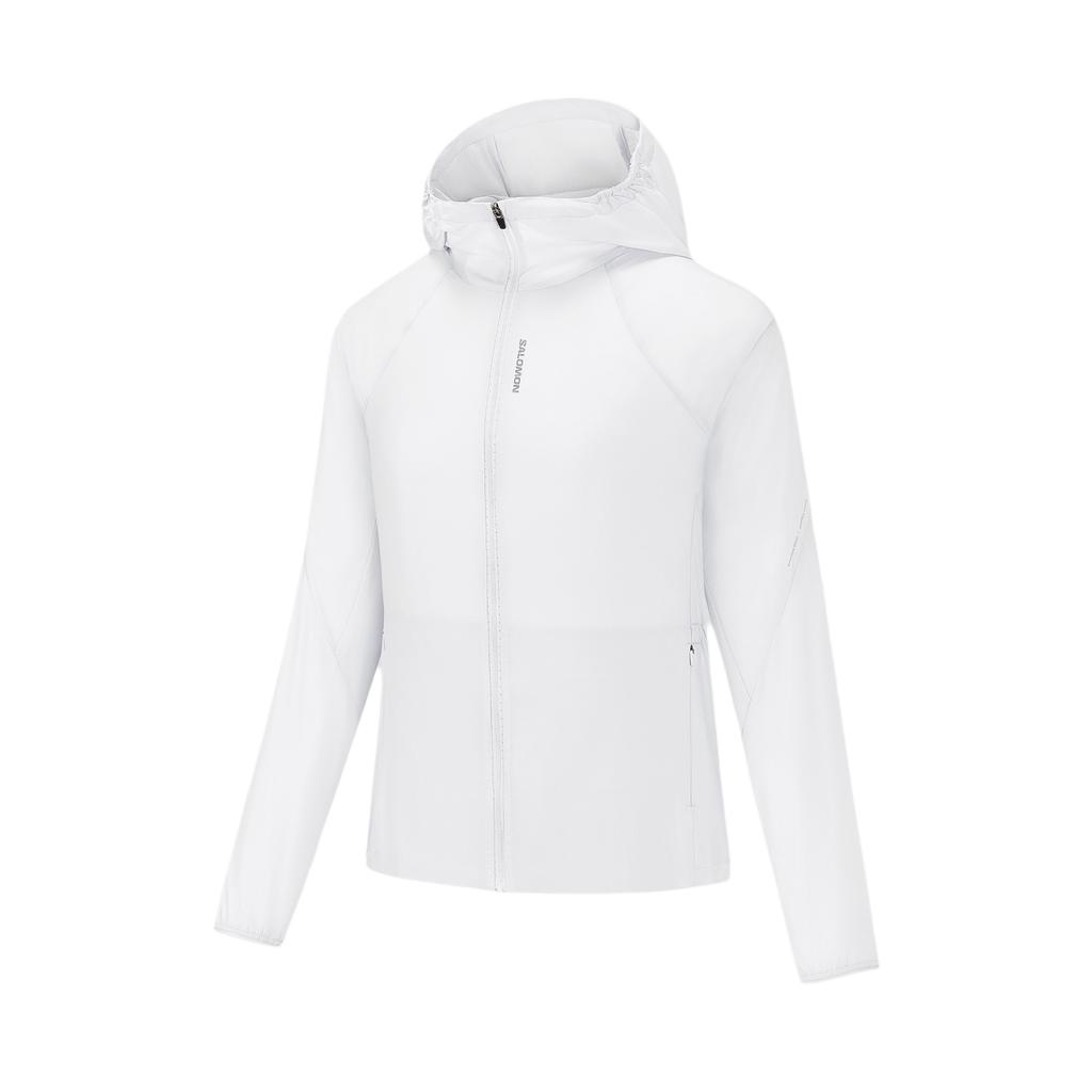 Salomon Pl Rn Upf Windproof Breathable Lightweight Comfortable Hooded Zipper Running Jacket Women jackets LC3089100