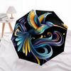 1pc Hummingbird's Dance in Vibrant Swirls Automatic Open/CloseUmbrella,Compact Umbrella for Men & Women Day Gift.A076
