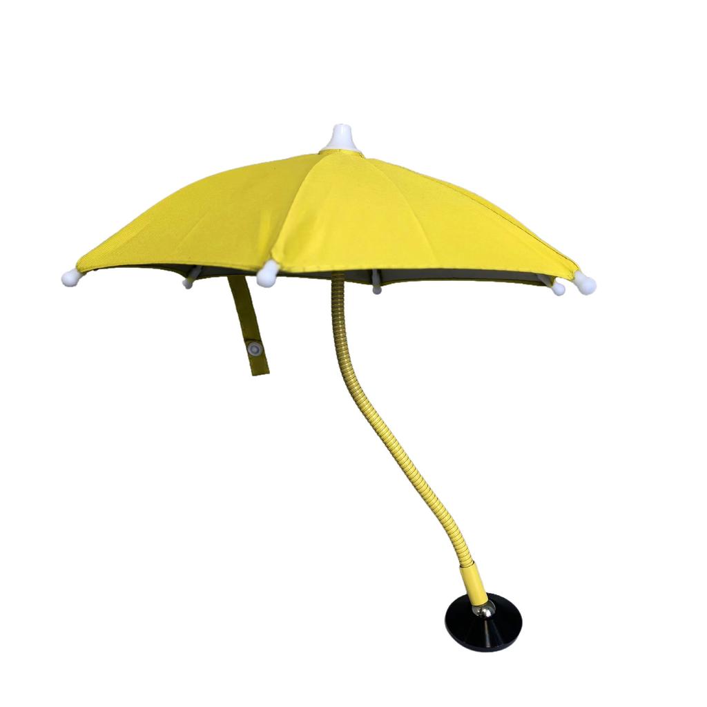 Magnetický mobilní telefon Sluneční clona Mini deštník Univerzální otočný Kovová měkká rukojeť Měkká tyč Speciální Malý deštník 24cm