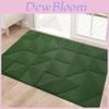 Entryway Doormat With Plush Flocking For Bathroom And Living Room Use