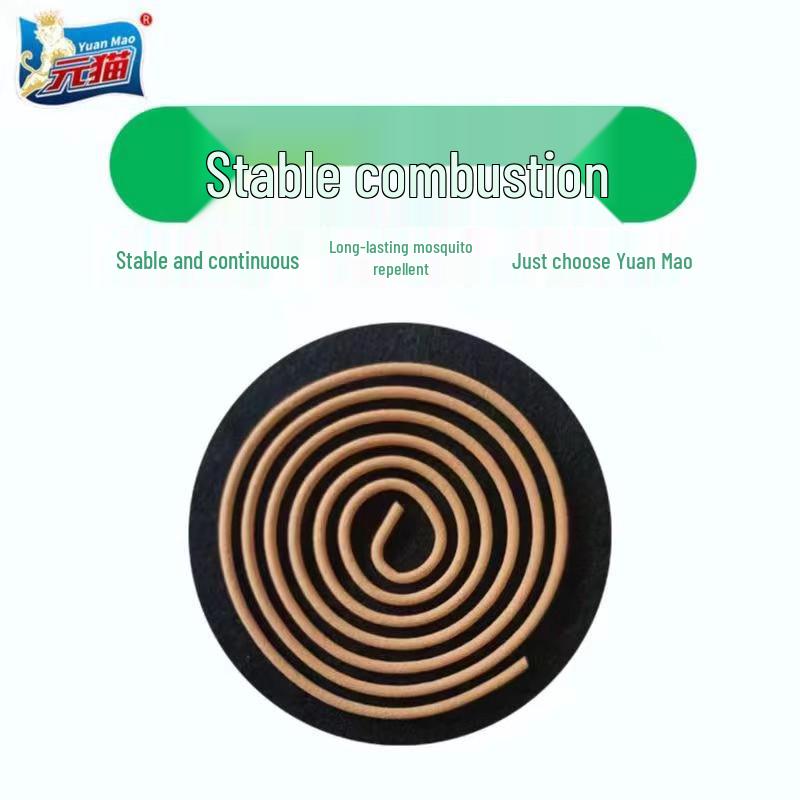 Sandalwood Mosquito Repellent Coil - Yuan Cat Design for Hotels