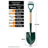 Manganese Steel Pointed Shovel