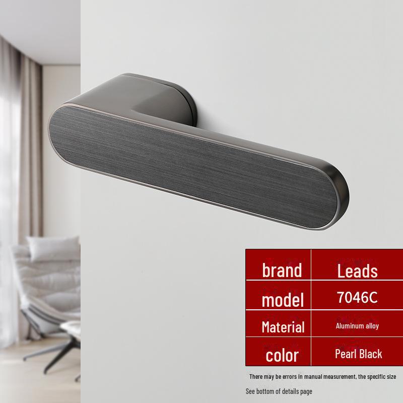 Minimalist Silent Magnetic Door Lock for Bedroom, Indoor Wooden Doors, and Bathroom