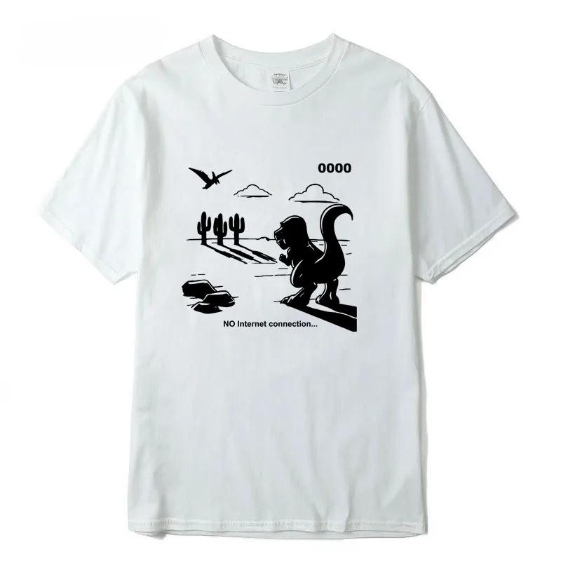 Unisexs Tshirt 100cotton Casual Funny Dinosaur Print Tshirt Loose Oneck Summer Tshirt Short Sleeve Tshirt Male Tee Shirts Top