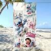 American Cartoon Figure Print Thick Microfiber Beach Towel Quick Dry Bath Blanket For Kids