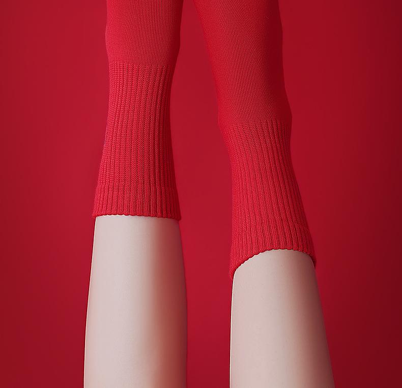 3 pairs of Hongyun socks Khmer New Year big red socks Hongyun 12 zodiac hot stamping 7A antibacterial middle tube women's cotton socks