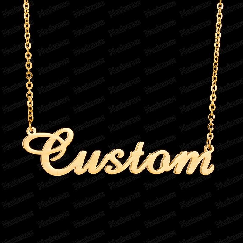 Nextvance Stainless Steel Custom Name Couple Necklaces Personalized Infinity Pendant Pendant Necklace Jewelry Best Friend Giveaway GiftFashion Pendant