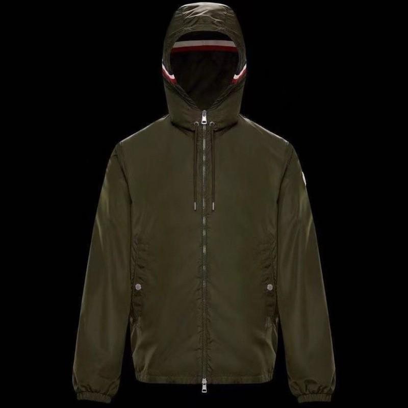 Mens Lightweight Waterproof Hooded Outdoor Jacket Breathable Windproof Raincoat Hiking Camping Travel