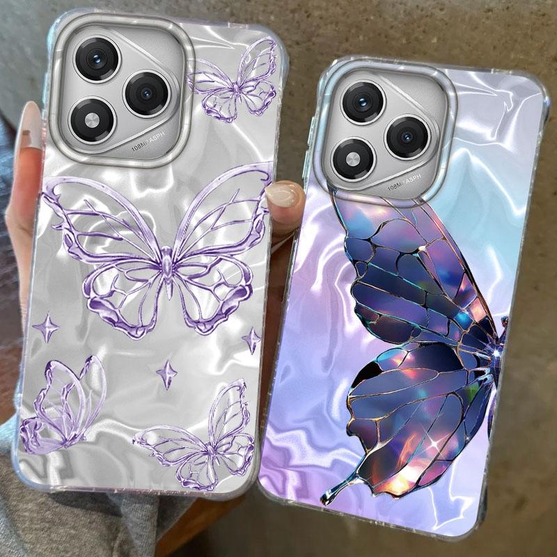 Luxury Butterfly Girls Women Case For Honor 400 Pro X9c Magic7 Magic6 200 Lite Smart X9a X8a X8b X8c X7c X7b X8 Fundas Cover
