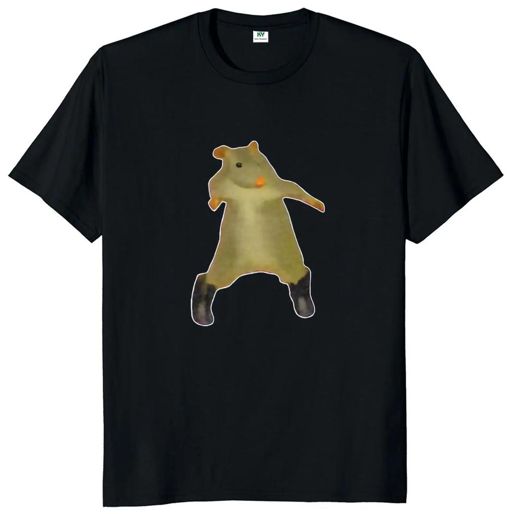 Rat Dance Meme T Shirt 2025  Funny Trendy Dancing Rat Pop Graphic T-shirts Soft Unisex O-neck Tee Tops Women Clothing
