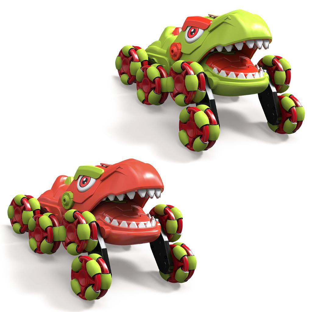 Remote Control Stunt Car, 2.4Ghz 360° Rotating Electric Car Toys with Lights, Sound and Spray Functi