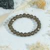 Multi-Color Transparent Crystal Bead Bracelet for Women - Layered French Style Jewelry