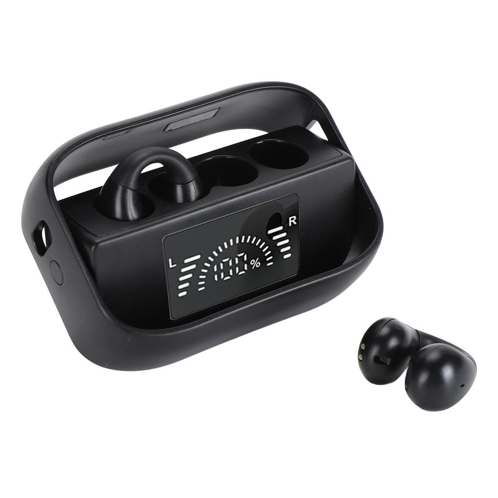 Clip On Headphones 5.3 IPX5 Waterproof Ergonomic Wireless Clip On Earbuds for Running Fitness