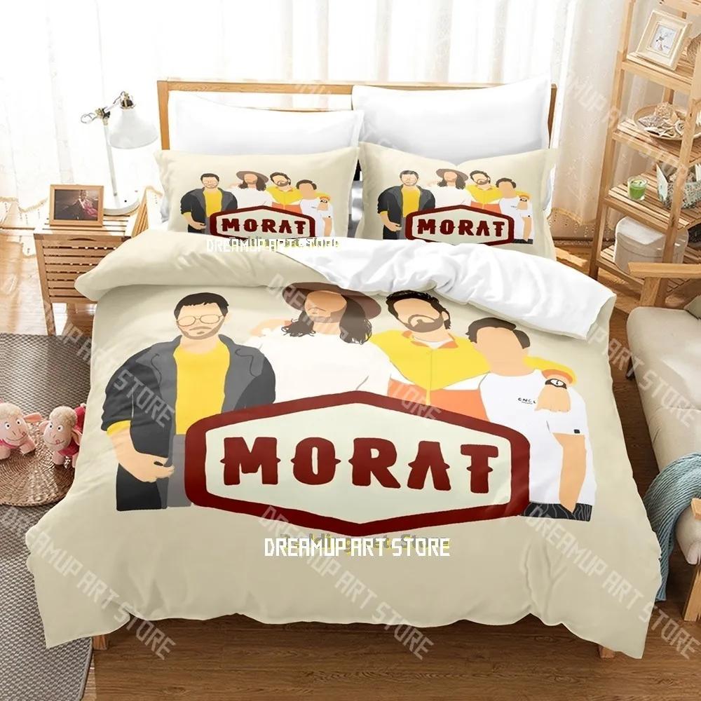 Morat Bedding Set Single Twin Full Queen King Size Bed Set Adult Kid Bedroom Duvetcover Sets Hip Hop Anime Bed Sheet Set