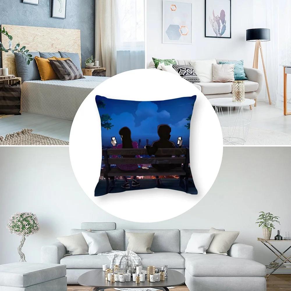 Design B-Beny J-Jr Pillow Case Plush Fabric Soft Double Sided Print Sofa Cushion Cover Throw Pillow Covers