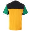 Adidas Originals Color Block Striped Crew Neck Short Sleeve T-Shirt, Unisex Casual Daily Tops Vibrant Gold GD2084