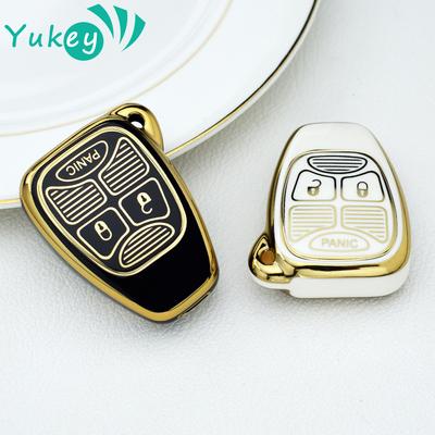 TPU Car Key Case for Dodge Avenger Caliber for Jeep Patriot Cherokee Compass for Chrysler Pacifica 300C Voyager Cover Holder
