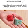 Rechargeable Lap Counter 6 Digits Number Tally Clicker Sports Point Counter  Sports Tracking