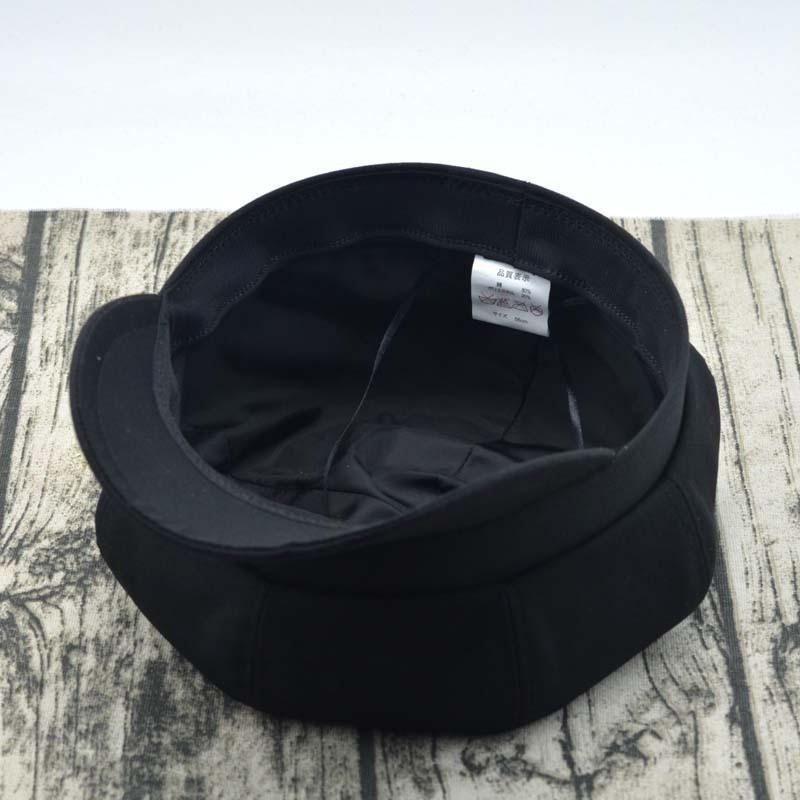 Thin Canvas Octagonal Hat Women'S Literary And Retro Versatile Duck Tongue Beret Temperament Newsboy Hat Simple Spring And Summer