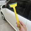 10 Inch Car Snow Shovel Scratch Free Bristle Head Snow Brush Tough Window Snow Scraper  Sturdy Body Ergonomic Grip Ice Scrapers