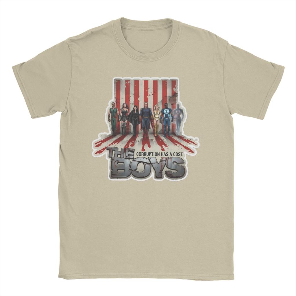 Unisex Womens TShirts The Boys Never Meet Your Heroes Pure Cotton Tee Shirt Short Sleeve T Shirts Round Collar Clothes Original